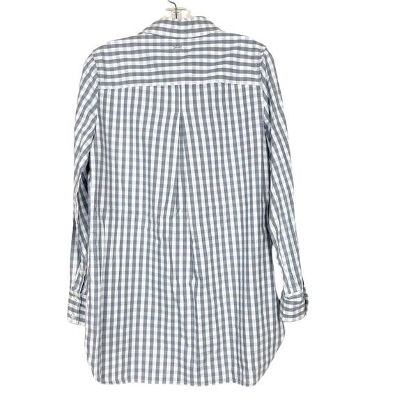 Tyler Boe Gray White Plaid Long Sleeve Button Down Sz S - Picture 4 of 6